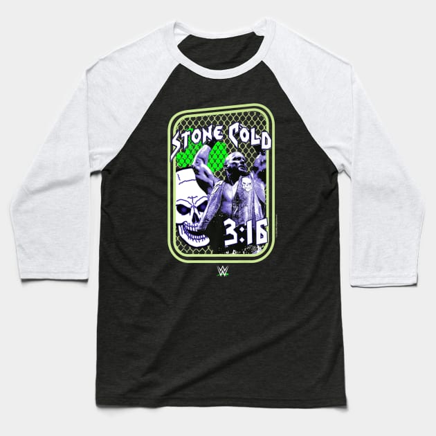 Stone Cold Steve Austin 316 Skull Poster Baseball T-Shirt by Holman